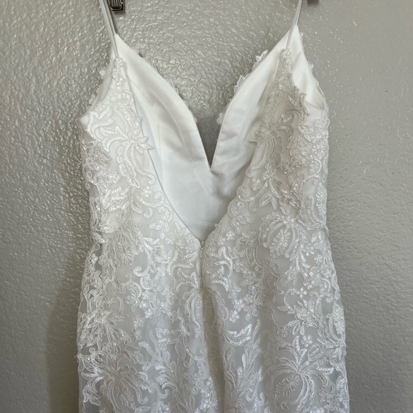 Decided on Forever White Embroidered Lace Mermaid Maxi Dress - Picture 5 of 8